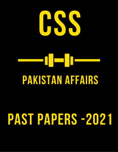 CSS Pakistan Affairs Past Papers