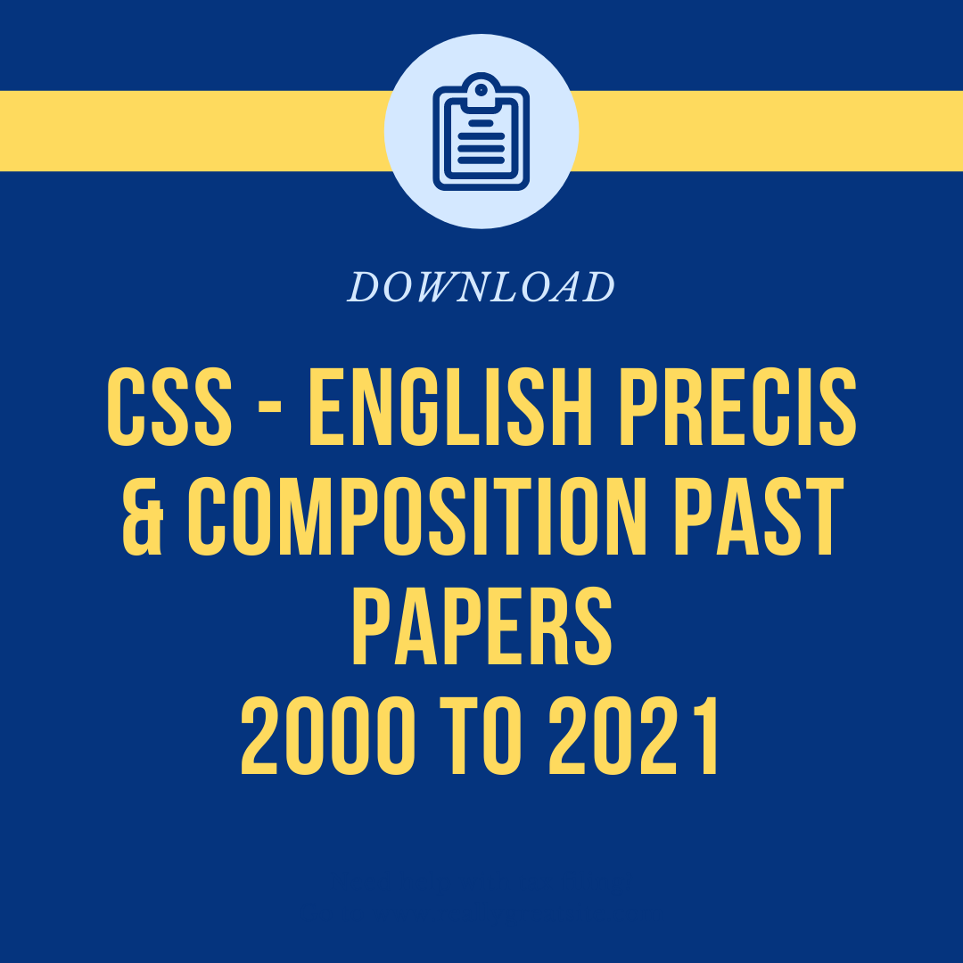 past papers css english essay