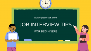 job interview tips for beginners