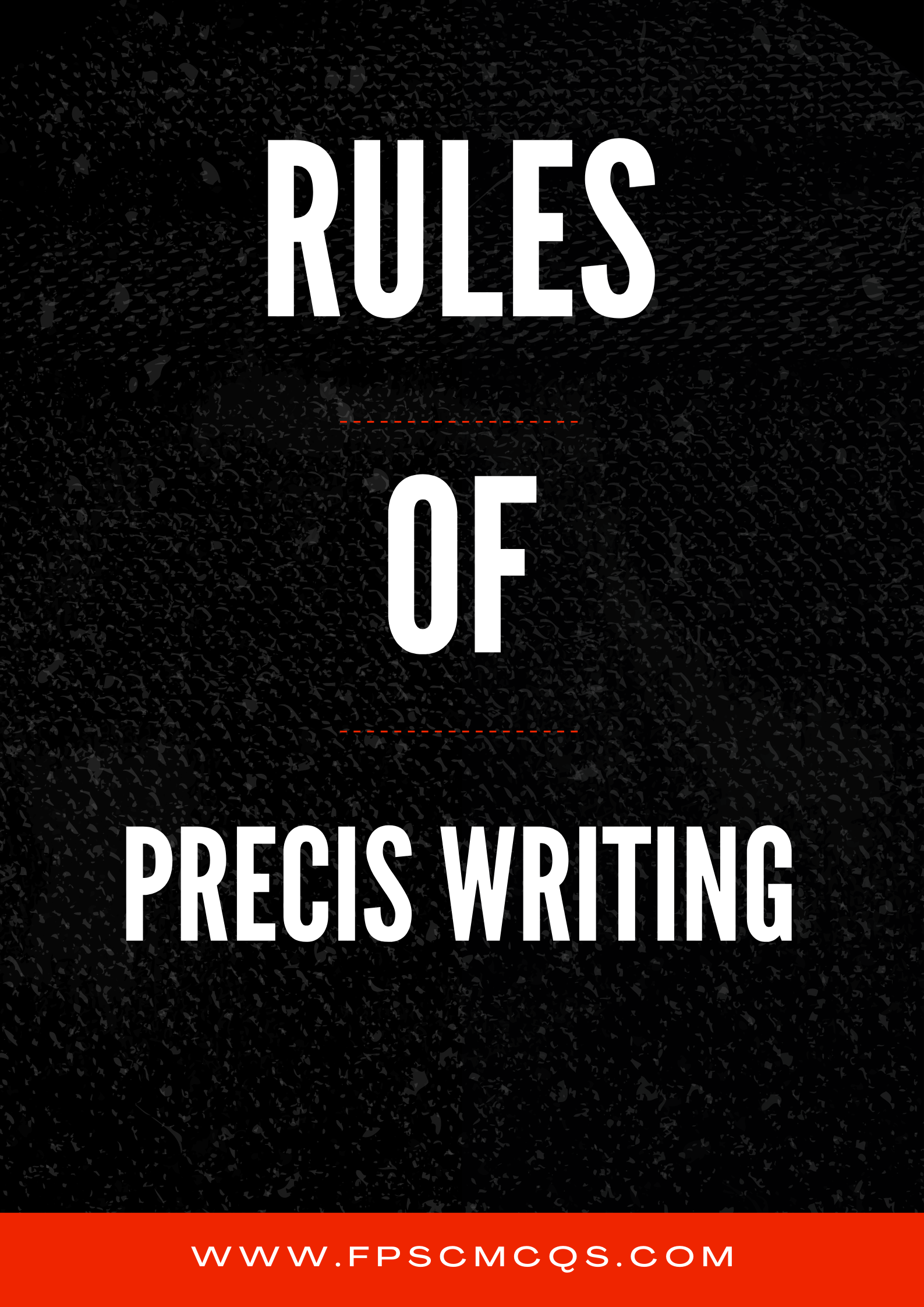 rules-of-precis-writing-for-beginners